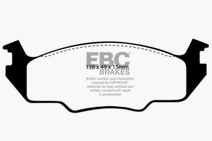 EBC YellowStuff Front Brake Pads - DP4366R EBC