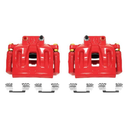 Power Stop 12-17 Chrysler 300 Front Red Calipers w/Brackets - Pair PowerStop