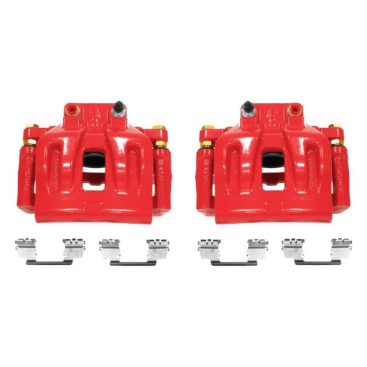 Power Stop 12-17 Chrysler 300 Front Red Calipers w/Brackets - Pair PowerStop