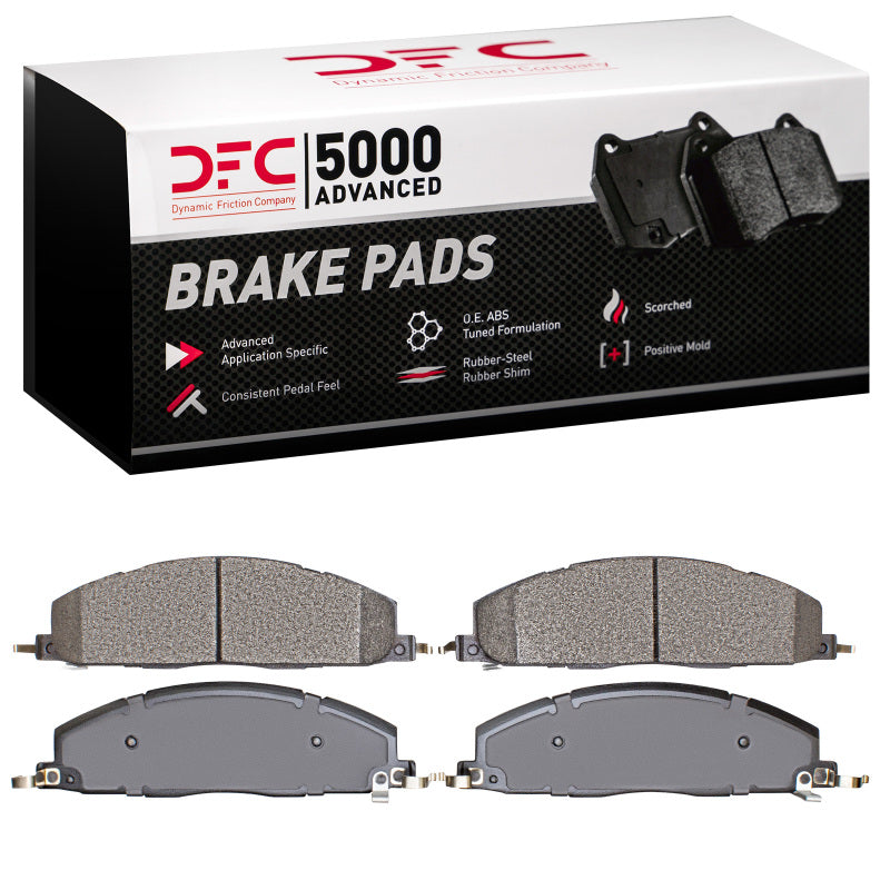 DFC 09-18 Ram 4000 (Mexico) Rear Semi Metallic 5000 Advanced Brake Pads