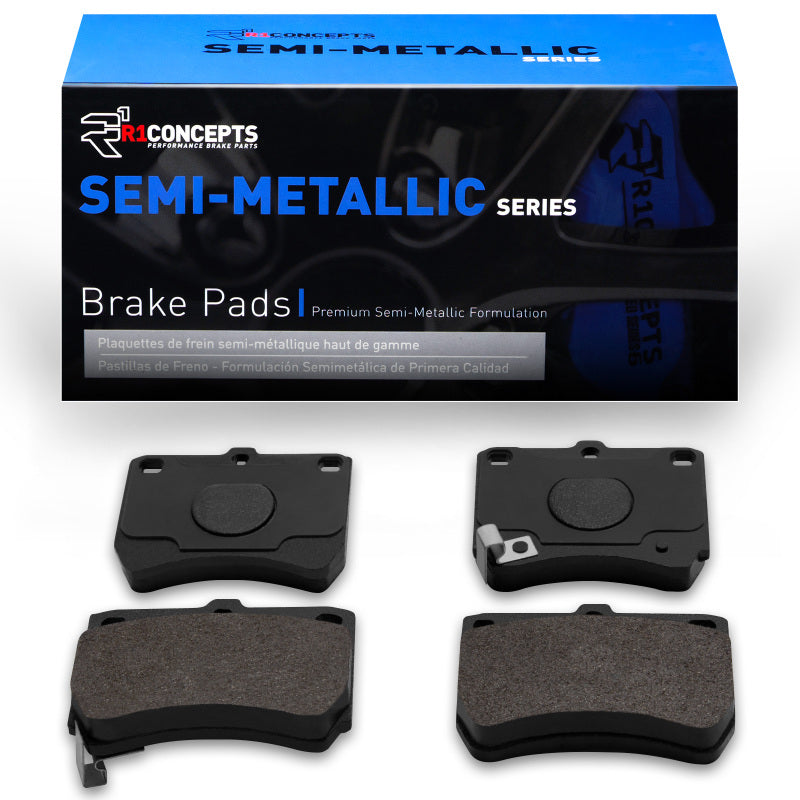 R1 Front Semi-Metallic Brake Pads 1988-1993 Ford Festiva - 2311-0402-00