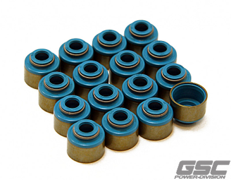 GSC P-D Ford Mustang 5.0L Coyote Valve Stem Seal w/Integrated Spring Seat - Set of 32 - 1101