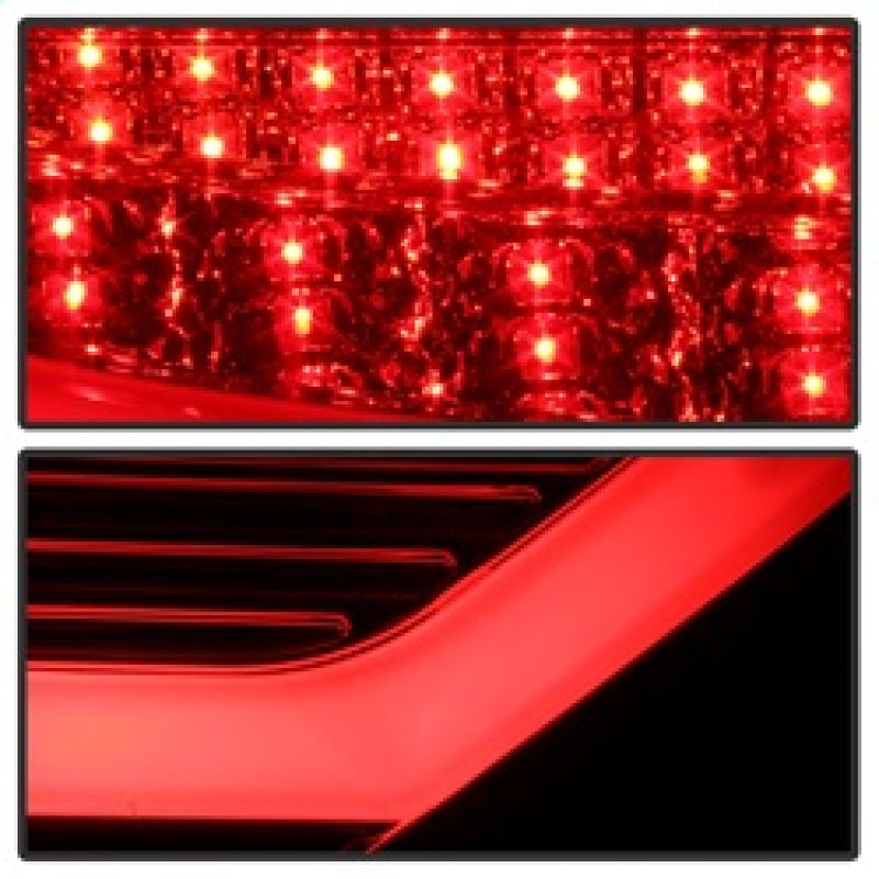 Spyder 08-12 Audi A5 LED Tail Lights - Red Clear ALT-YD-AA508V2-LED-RC SPYDER