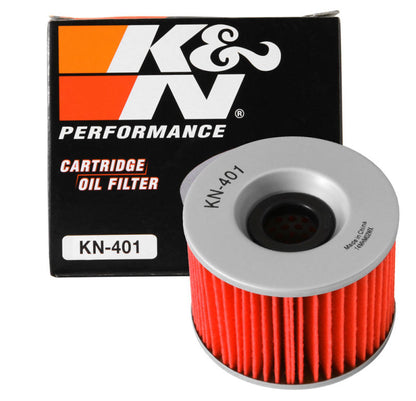 K&N Honda / Kawasaki / Yamaha / Triumph 3in OD x .75ID x 2.210in H Oil Filter K&N Engineering