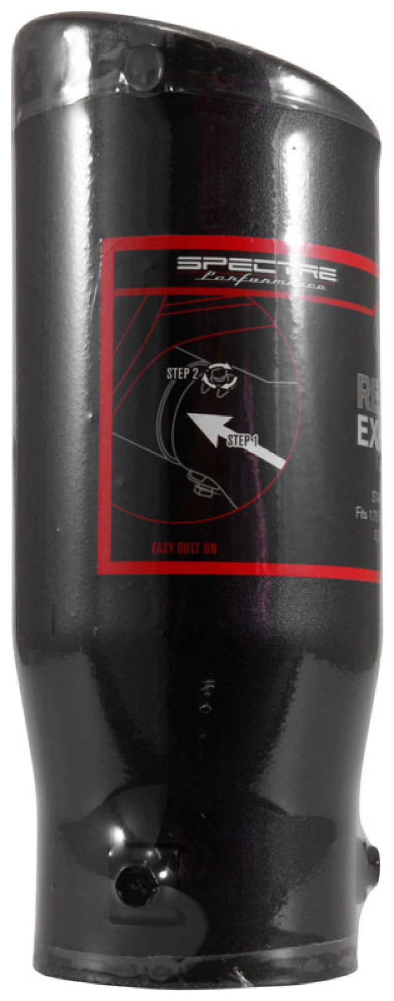 Spectre Exhaust Tip 3-1/2in. OD / Slant - Black Spectre