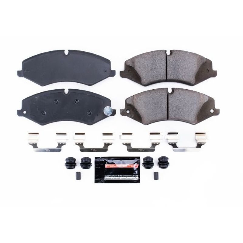 Power Stop 2017 Land Rover Discovery Front Z23 Evolution Sport Brake Pads w/Hardware PowerStop