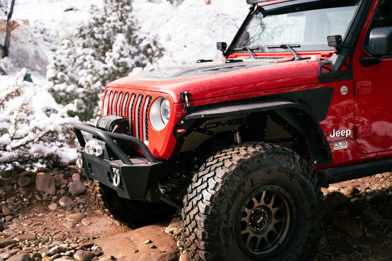 DV8 Offroad 07-22 Jeep Wrangler JK/JL Pocket Front Bumper DV8 Offroad