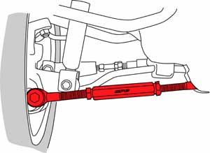 SPC Performance Rear Adjustable Control Arms Camber for Chrysler Sebring 2004-2006 / Dodge Stratus 2004-2006 - 67025