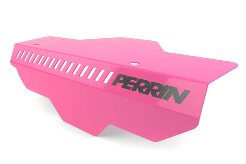 Perrin Subaru Pulley Cover (For EJ Engines) - Hyper Pink Perrin Performance