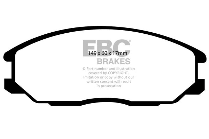 EBC GreenStuff Front Brake Pads - DP61332