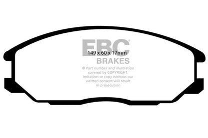 EBC YellowStuff Front Brake Pads - DP41332R EBC