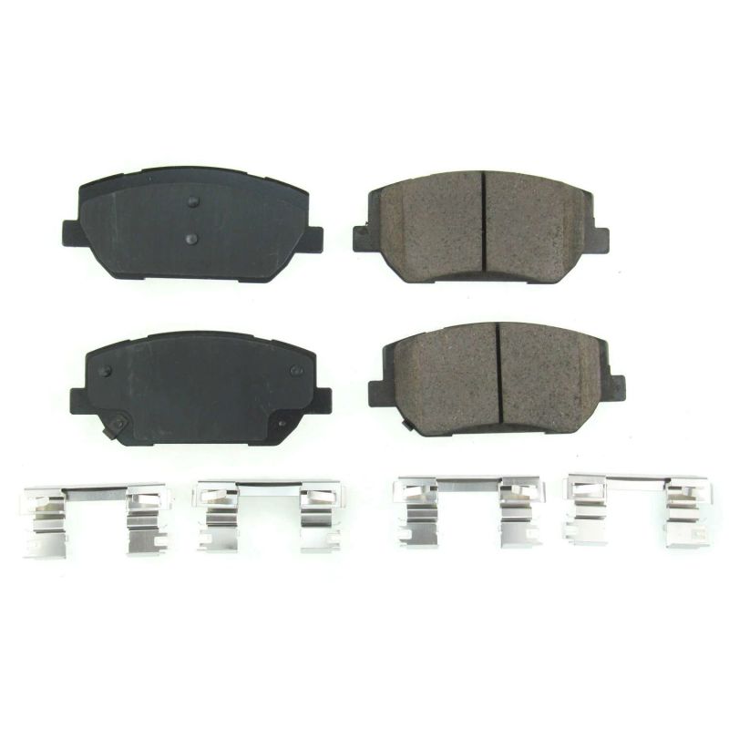 Power Stop 2019 Hyundai Santa Fe Front Z17 Evolution Ceramic Brake Pads w/Hardware PowerStop