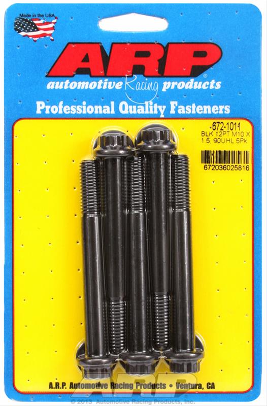 ARP M10  x 1.50 x 90 12pt Black Oxide Bolts (5/pkg)