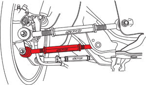 SPC Performance Rear Adjustable Camber Arm for Acura TSX 2004-2008 / Honda Accord 2003-2007 - 67291