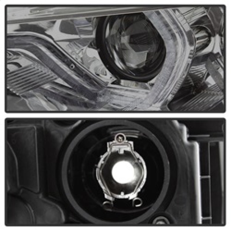Spyder 12-14 BMW F30 3 Series 4DR Projector Headlights - LED DRL - Smoke (PRO-YD-BMWF3012-DRL-SM) SPYDER