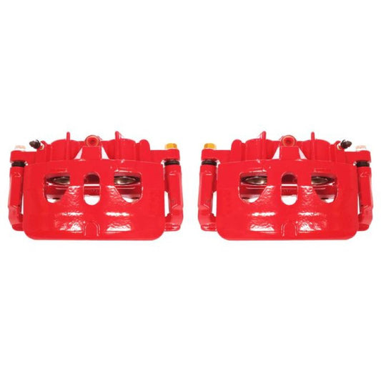 Power Stop 13-17 Ford Explorer Front Red Calipers w/Brackets - Pair PowerStop