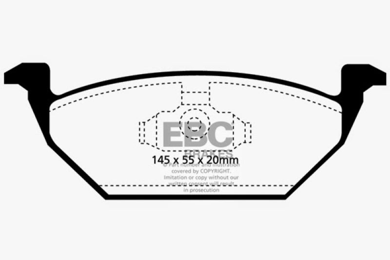 EBC GreenStuff Front Brake Pads - DP21117