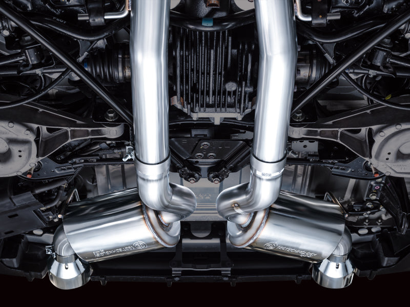 AWE 2023 Nissan Z RZ34 RWD Touring Edition Catback Exhaust System w/ Chrome Silver Tips AWE Tuning