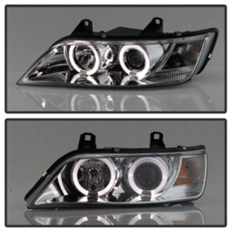 Spyder BMW Z3 96-02 Projector Headlights LED Halo Chrome High H1 Low H1 PRO-YD-BMWZ396-HL-C SPYDER