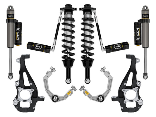 ICON 21-24 Ford F150 4WD 3.5-4.5in Stage 3 Suspension System - Billet UCA