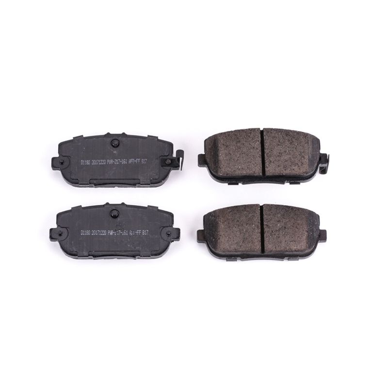 Power Stop 17-19 Fiat 124 Spider Rear Z16 Evolution Ceramic Brake Pads PowerStop