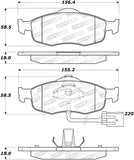 StopTech Premium Ceramic Brake Pads - 308.08010