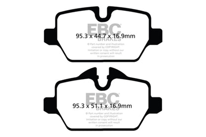 EBC Ultimax2 Rear Brake Pads - UD1554 EBC
