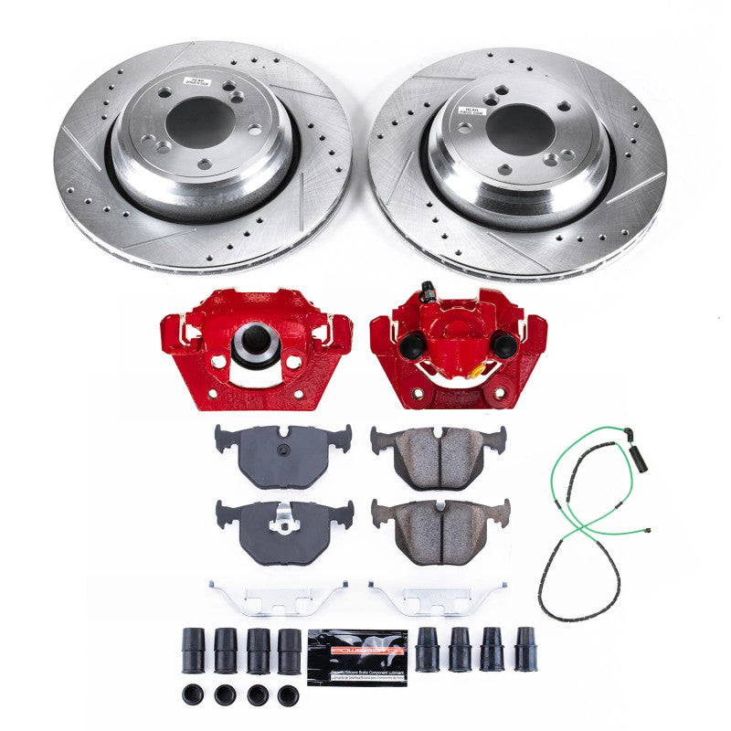 Power Stop 01-06 BMW M3 Rear Z23 Evolution Sport Brake Kit w/Calipers