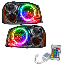 Load image into Gallery viewer, Oracle 01-04 Nissan Frontier SMD HL - Dual Halo - ColorSHIFT w/ Simple Controller SEE WARRANTY