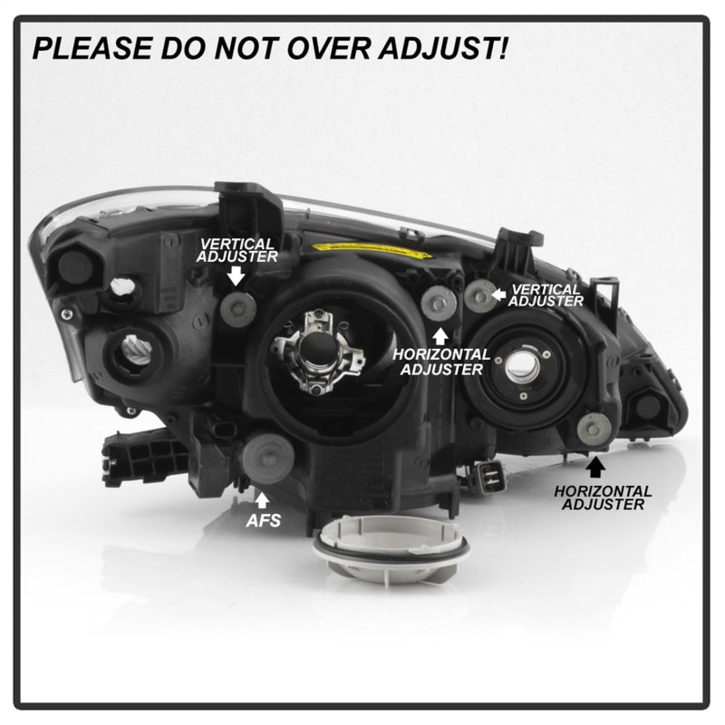 xTune 07-09 Lexus ES350 Driver Side HID/AFS Headlight - OEM Left (PRO-JH-LES07-AFS-OE-L) SPYDER
