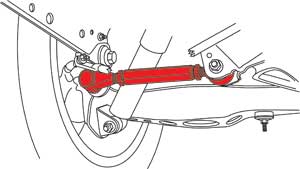 SPC Performance Adjustable Rear Toe Arm for Toyota RAV4 2006-2018 - 67806