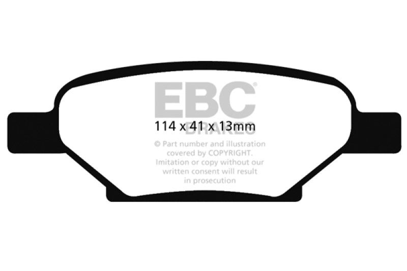EBC RedStuff Rear Brake Pads - DP31704C EBC