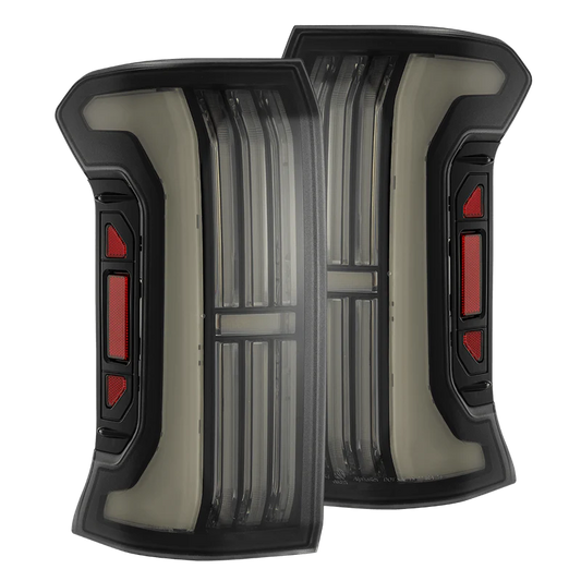 AlphaRex 24-25 Toyota Tacoma NOVA-Series LED Prismatic Tail Lights - Alpha-Black