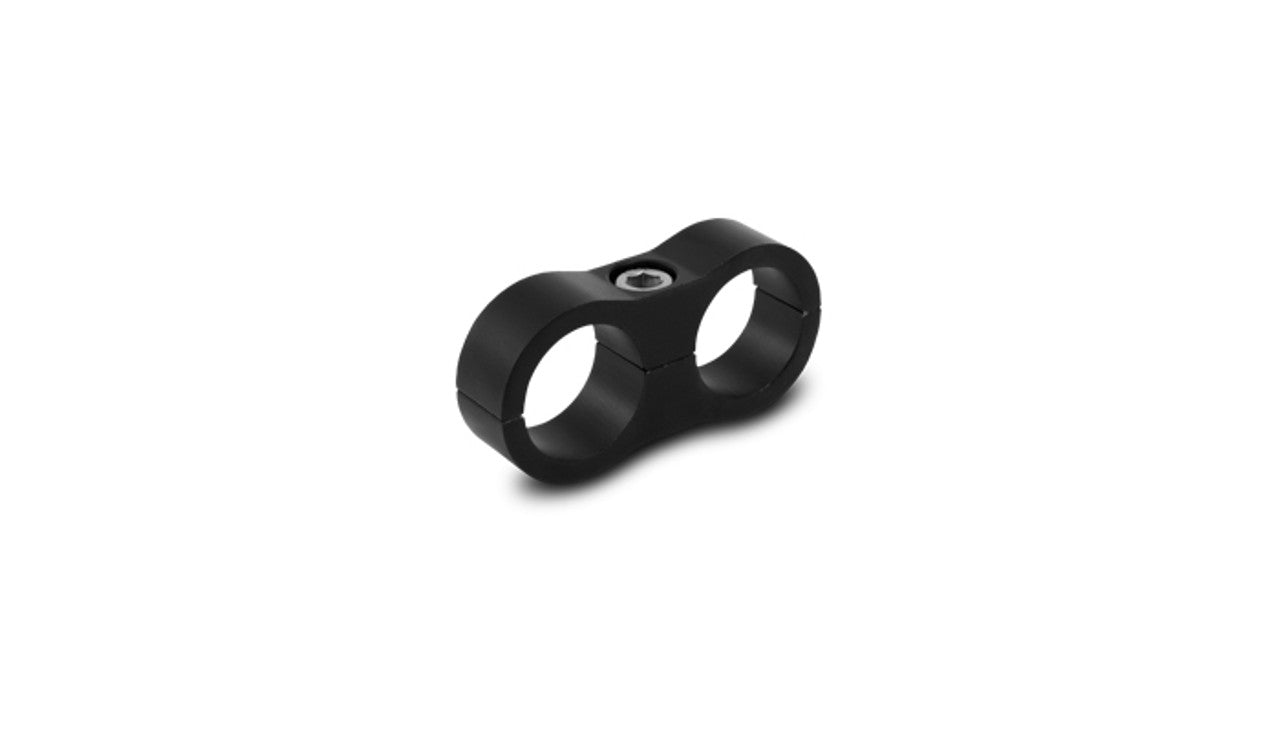 Vibrant Aluminum Line Separator – Dual Hose – 17.5mm (0.6875") ID – Black (20618)