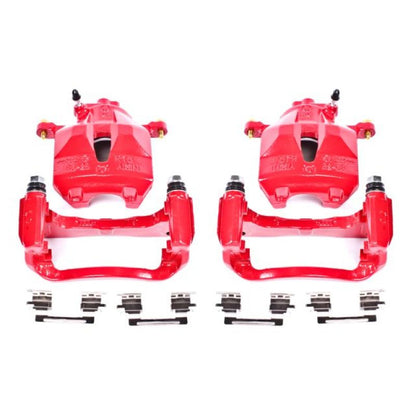 Power Stop 05-07 Toyota Avalon Front Red Calipers w/Brackets - Pair PowerStop