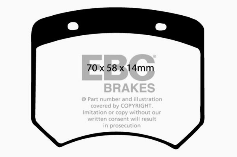 EBC RedStuff Rear Brake Pads - DP3102C EBC