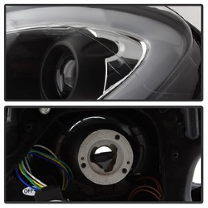 Spyder Mini Cooper Countryman 11-15 Headlights - Halogen Model Only - Black PRO-YD-MCO11-DRL-BK SPYDER