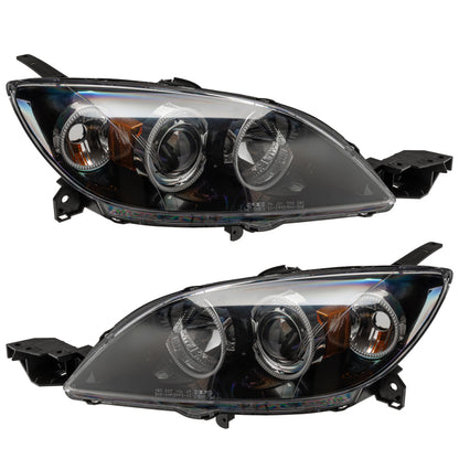 Oracle 04-09 Mazda 3 SMD HL - Hatchback - Halogen Style - ColorSHIFT w/ Simple Cntrl SEE WARRANTY