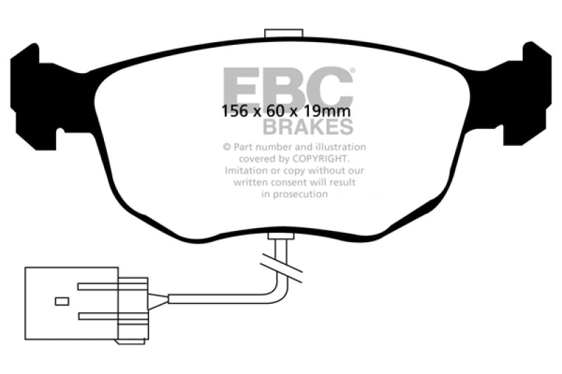 EBC Ultimax2 Front Brake Pads - UD762 EBC