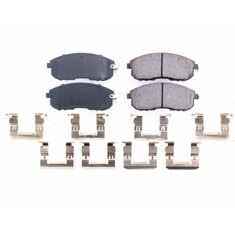 Power Stop 02-04 Infiniti I35 Front Z17 Evolution Ceramic Brake Pads w/Hardware PowerStop