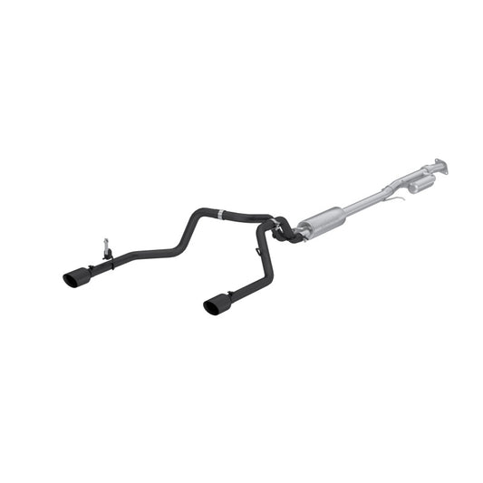 MBRP 2019+ Chevrolet Silverado 1500 / 2019+ GMC Sierra 1500 Alum. 3in Armor Black Cat-Back Exhaust MBRP