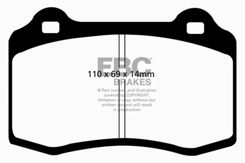 EBC Ultimax2 Front Brake Pads - UD592