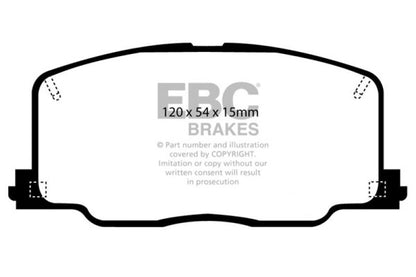 EBC RedStuff Front Brake Pads - DP3725C EBC