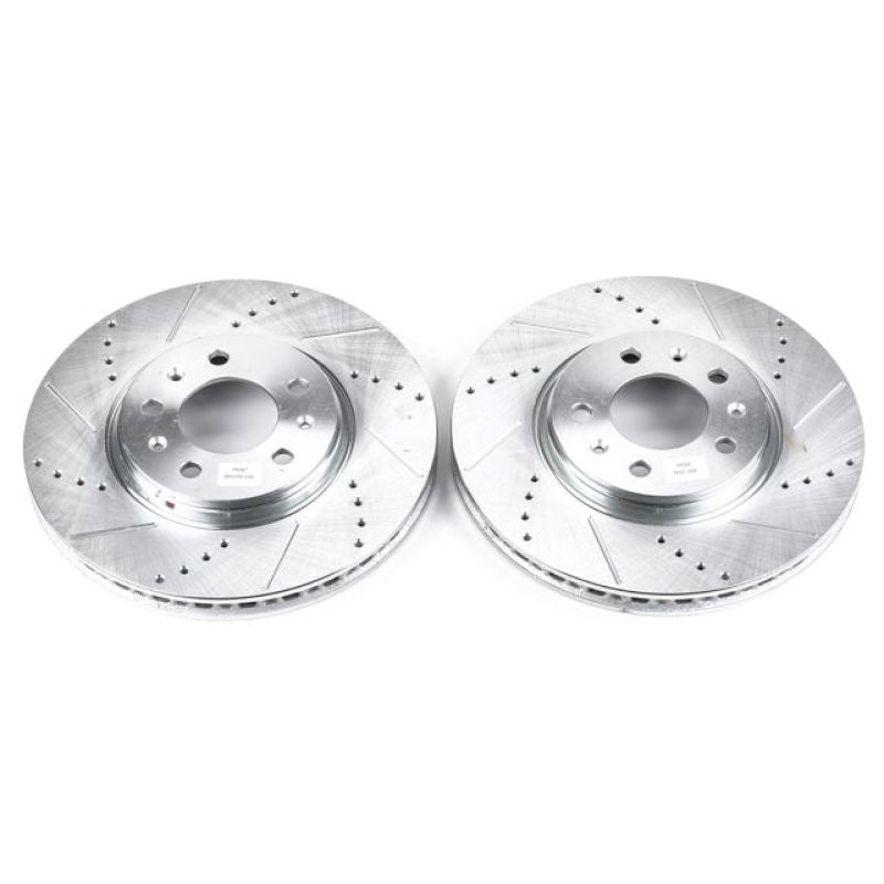 Power Stop 06-09 Pontiac Solstice Front Evolution Drilled & Slotted Rotors - Pair PowerStop
