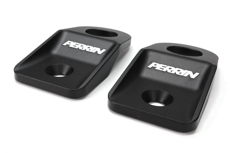 PERRIN 08-14 Subaru WRX / STI Upper Radiator Bracket Set - Black