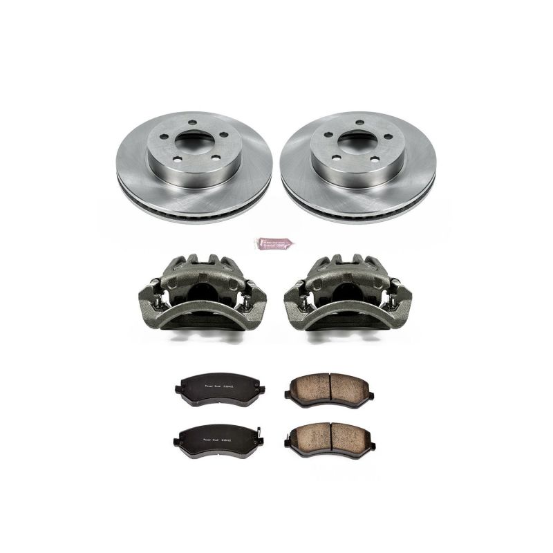 Power Stop 02-07 Jeep Liberty Front Autospecialty Brake Kit w/Calipers PowerStop