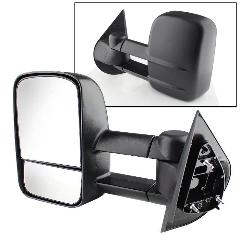 Xtune Chevy Silverado 07-12 Manual Extendable Manual Adjust Mirror Left MIR-CSIL07-MA-L SPYDER