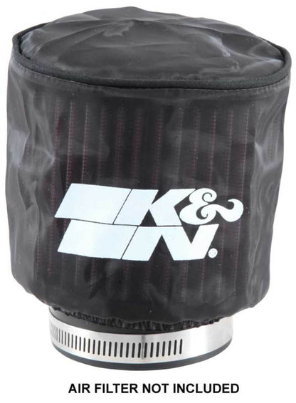 K&N Black DryCharger Round Straight Air Filter Wrap 4.5in ID x 4in H K&N Engineering