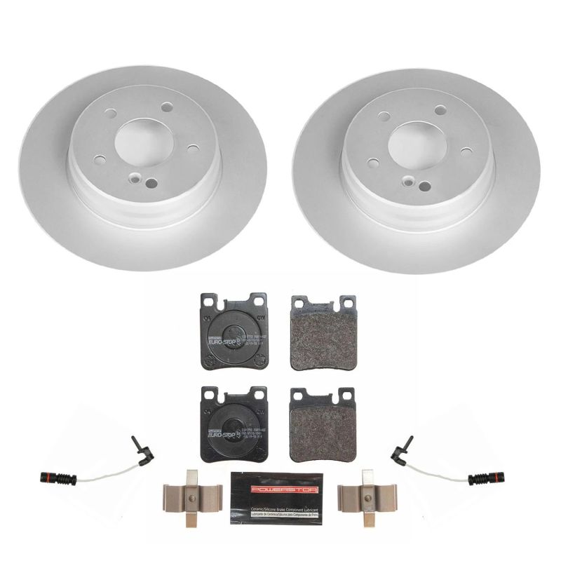 Power Stop 98-99 Mercedes-Benz CLK320 Rear Euro-Stop Brake Kit PowerStop