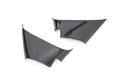 OLM LE Dry Carbon Fiber Lower Mirror Mount Cover - 2015-2021 Subaru WRX / STI / 2015-2017 Crosstrek